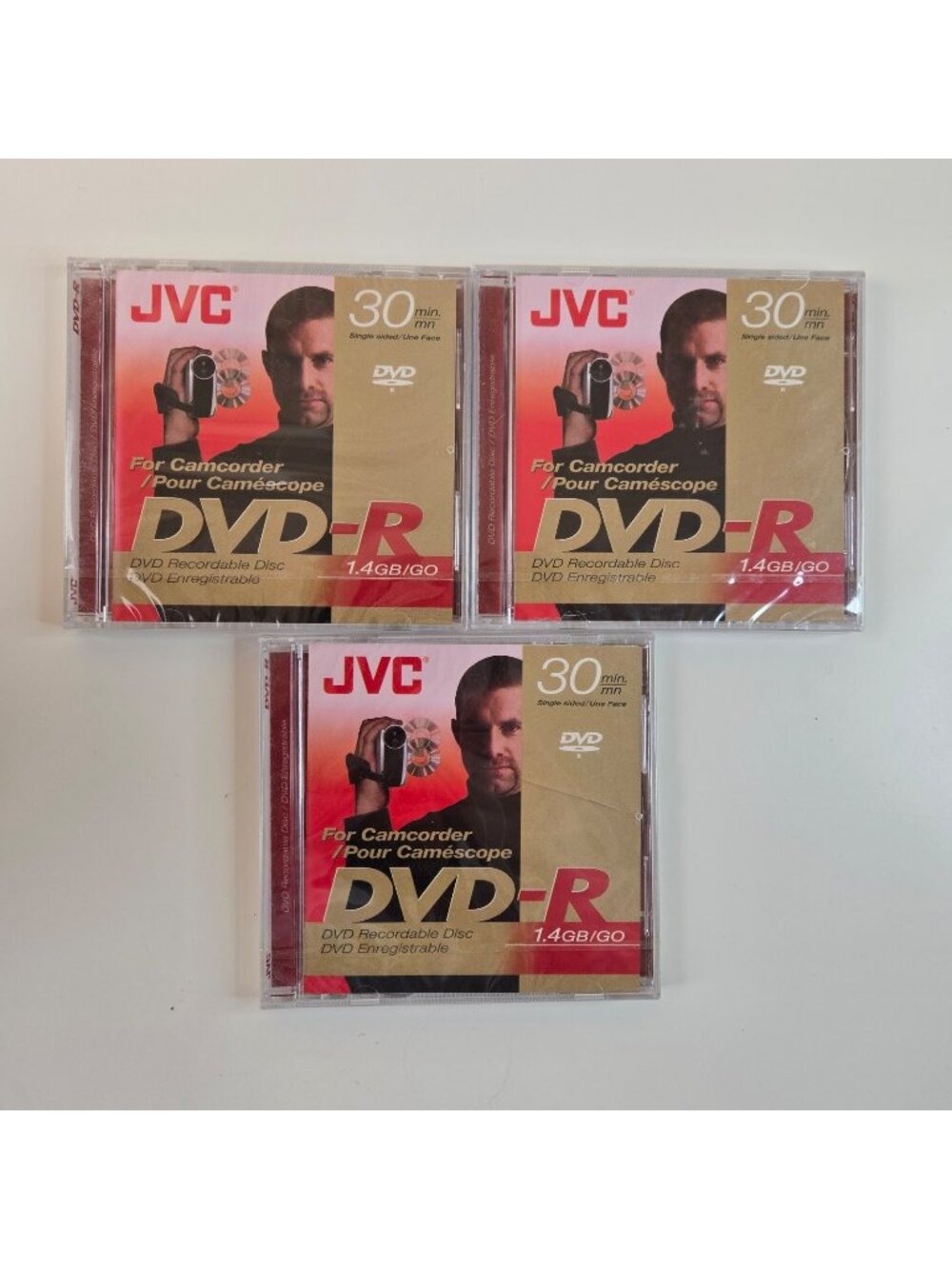 JVC Mini DVD-R 30 Min 1.4GB Blank Recordable Disc Handycam Camcorder